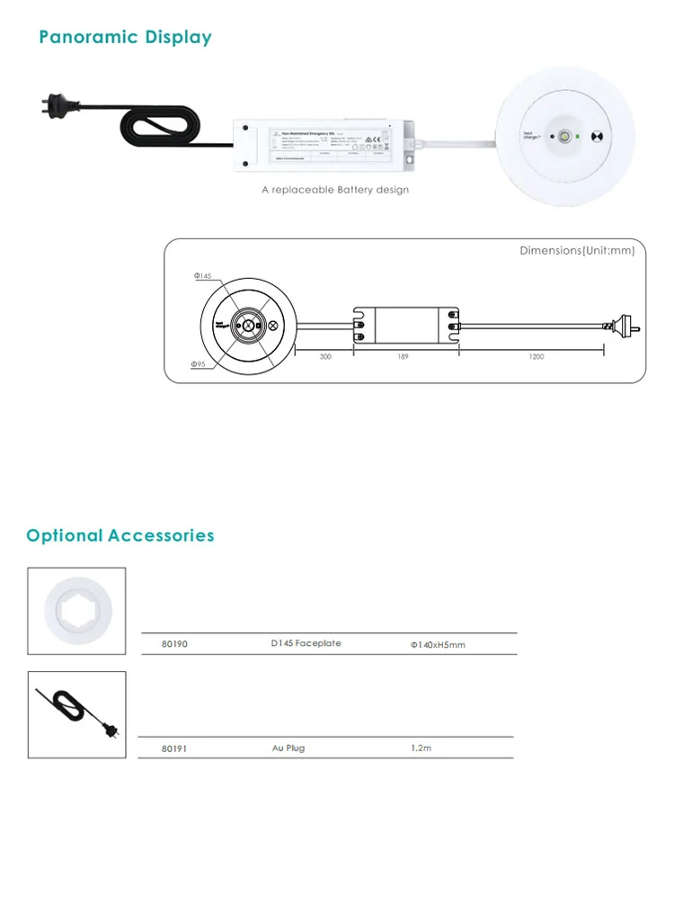 D63/D80 Premium Recessed 2-in-1 LED Spitfire